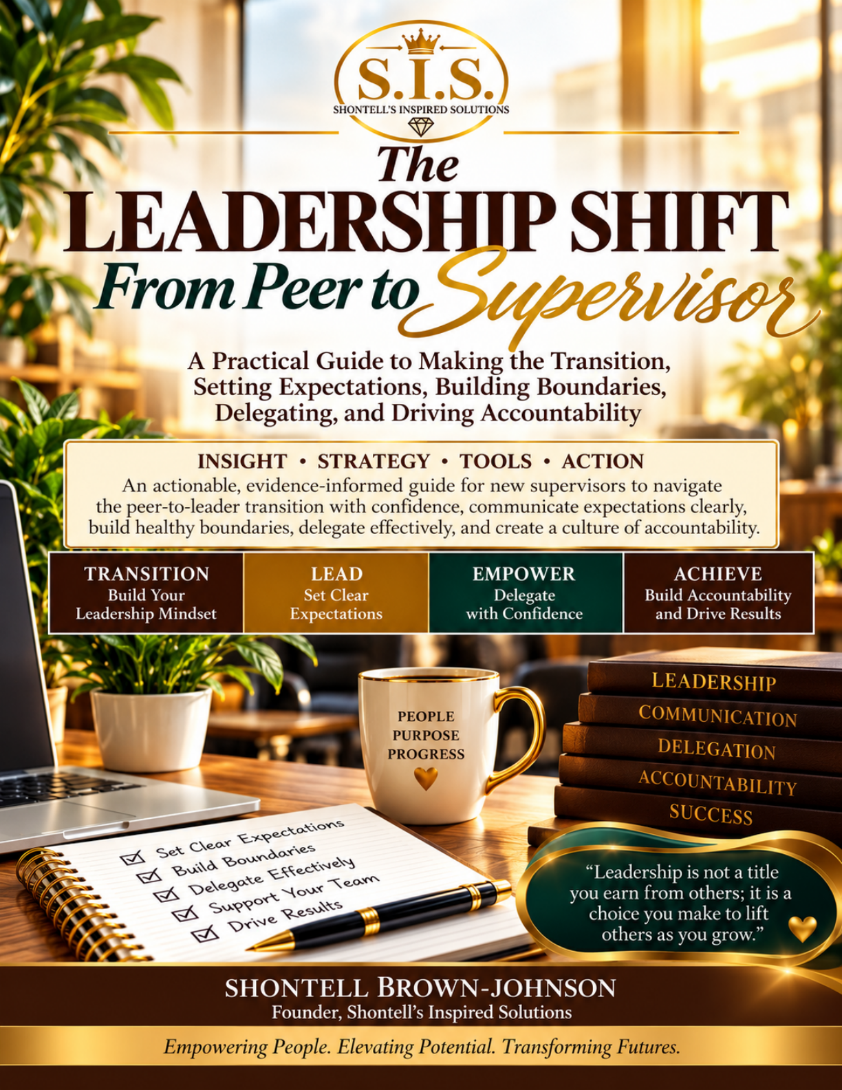 The Leadership Shift From Peer to Supervisor guide cover