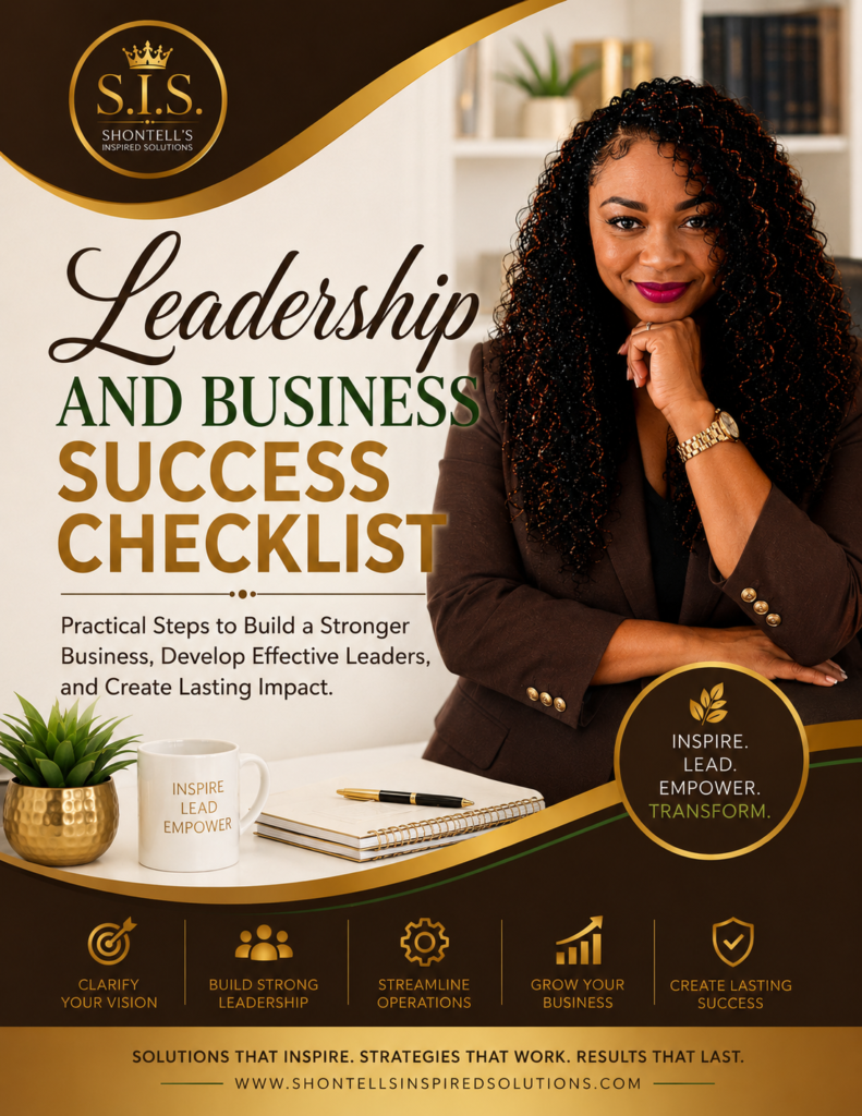 S.I.S. Leadership & Business Success Checklist cover